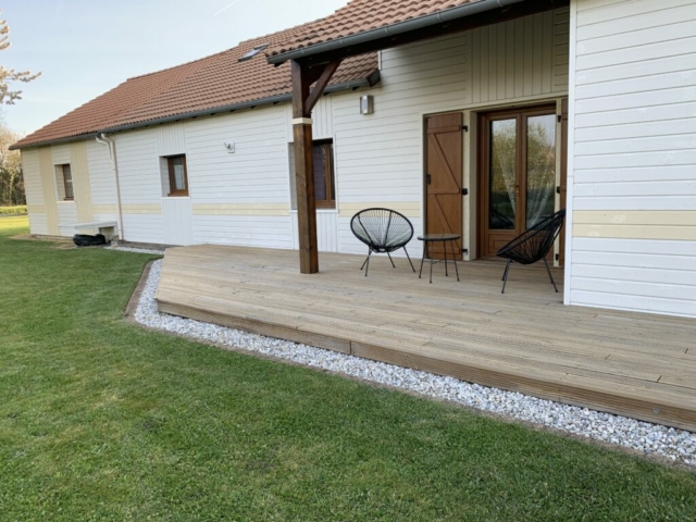 Terrasse en bois | ALURENO | Neuville-de-Poitou - Vienne