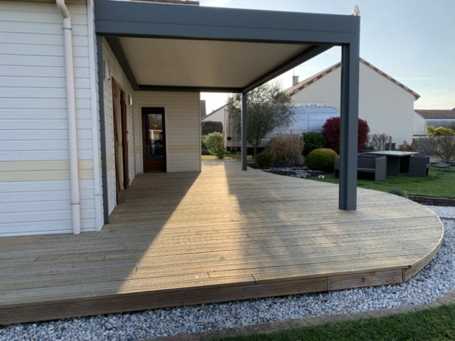 Terrasse en bois | ALURENO | Neuville-de-Poitou - Vienne