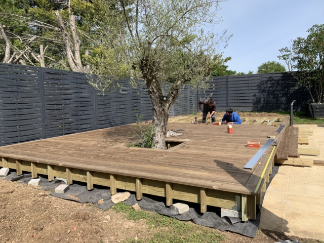 Terrasse en bois | ALURENO | Neuville-de-Poitou - Vienne