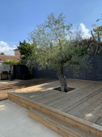 Terrasse en bois | ALURENO | Neuville-de-Poitou - Vienne