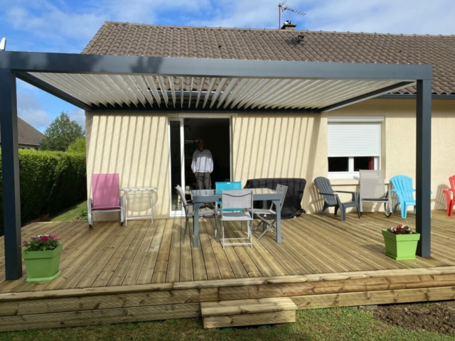 Terrasse en bois | ALURENO | Neuville-de-Poitou - Vienne
