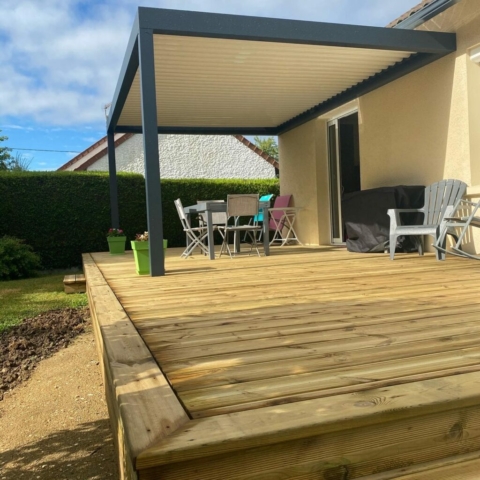 Terrasse en bois | ALURENO | Neuville-de-Poitou - Vienne